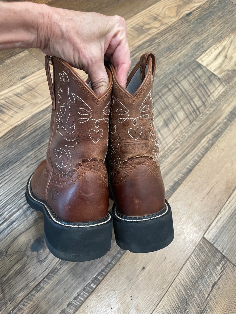 Ariat Fatbaby Saddle western boots Wm 7.5 - Picture 6 of 7